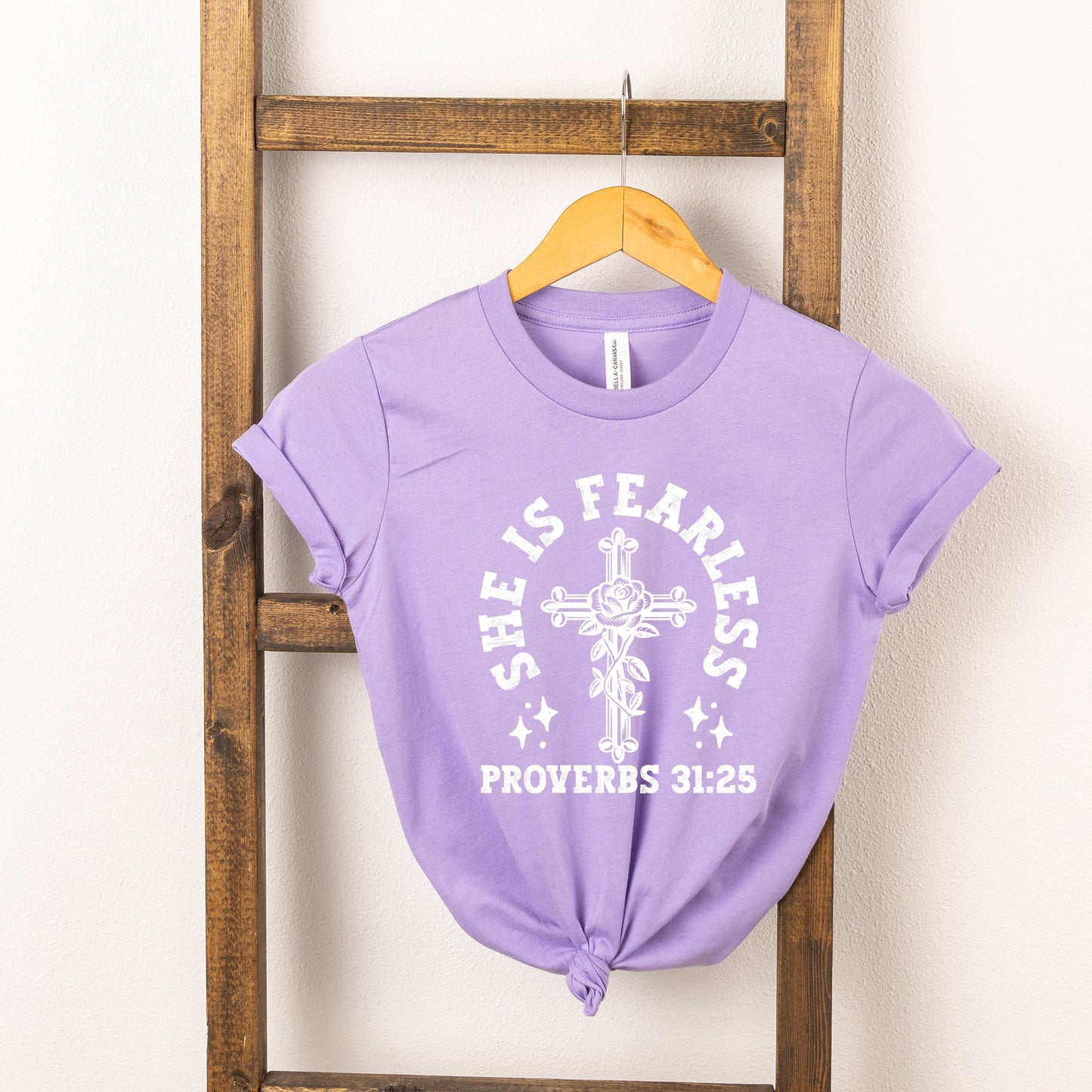 She Is Fearless Youth Short Sleeve Crew