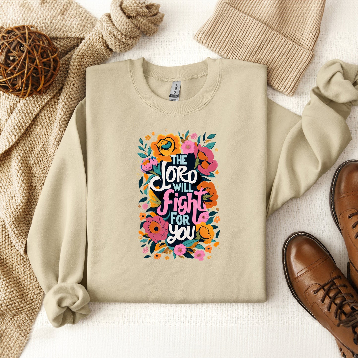 The Lord Will Fight For You| Graphic Sweatshirt