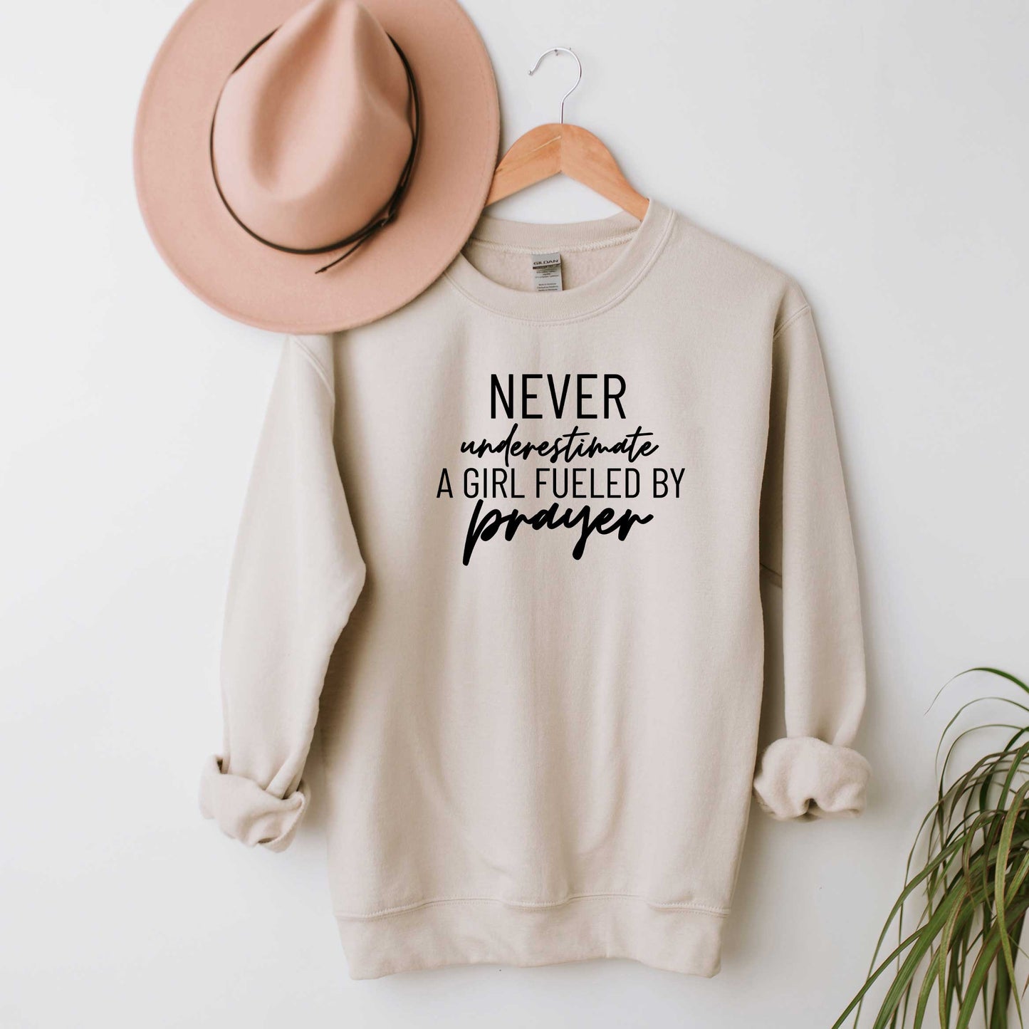 Never Underestimate A Girl | Sweatshirt