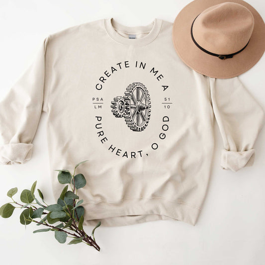 Pure Heart O God | Graphic Sweatshirt