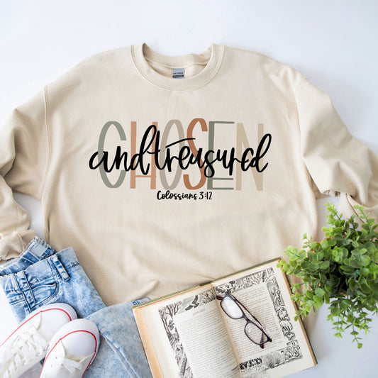 Boho Chosen And Treasured | Sweatshirt