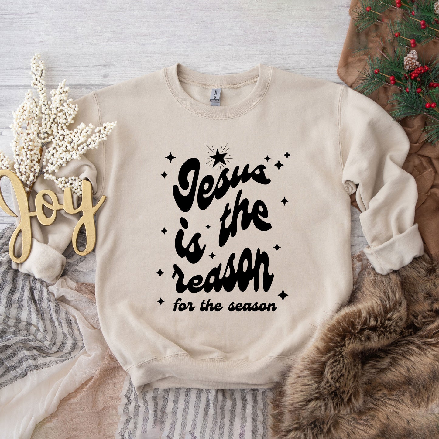Jesus Is The Reason Stars | Sweatshirt