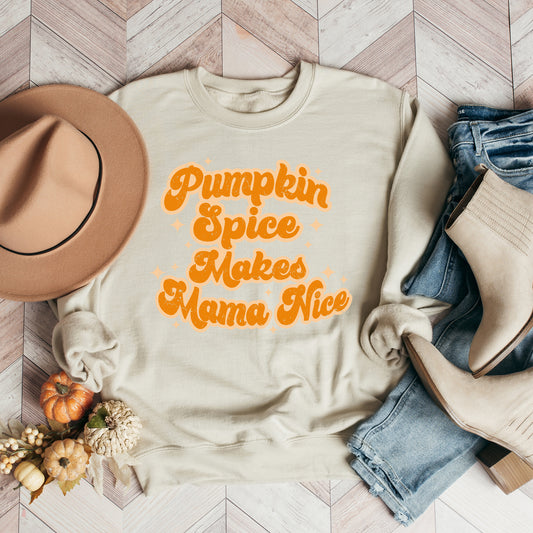 Pumpkin Spice Makes Mama Nice | Sweatshirt