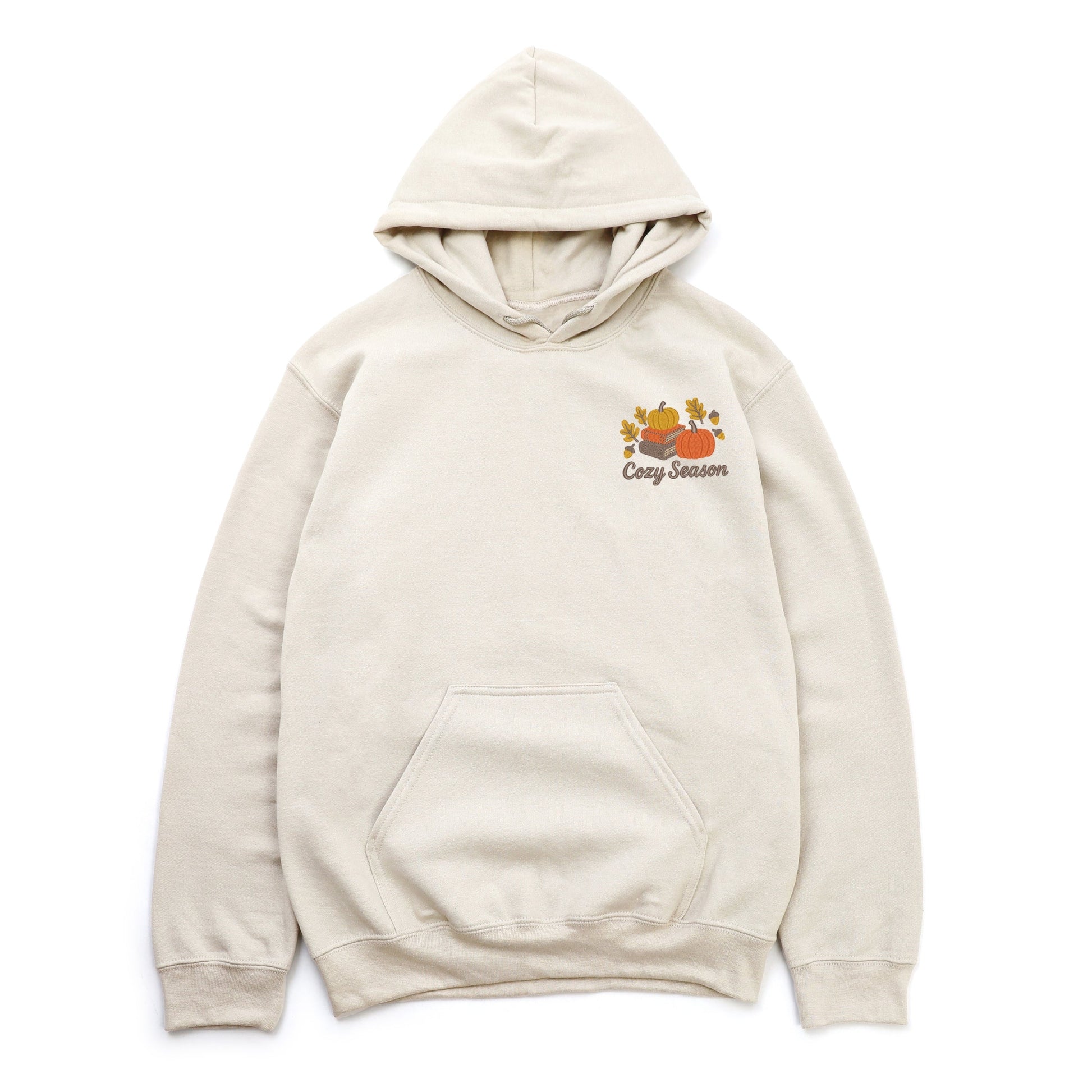 Embroidered Cozy Season Books - Women's Hoodie