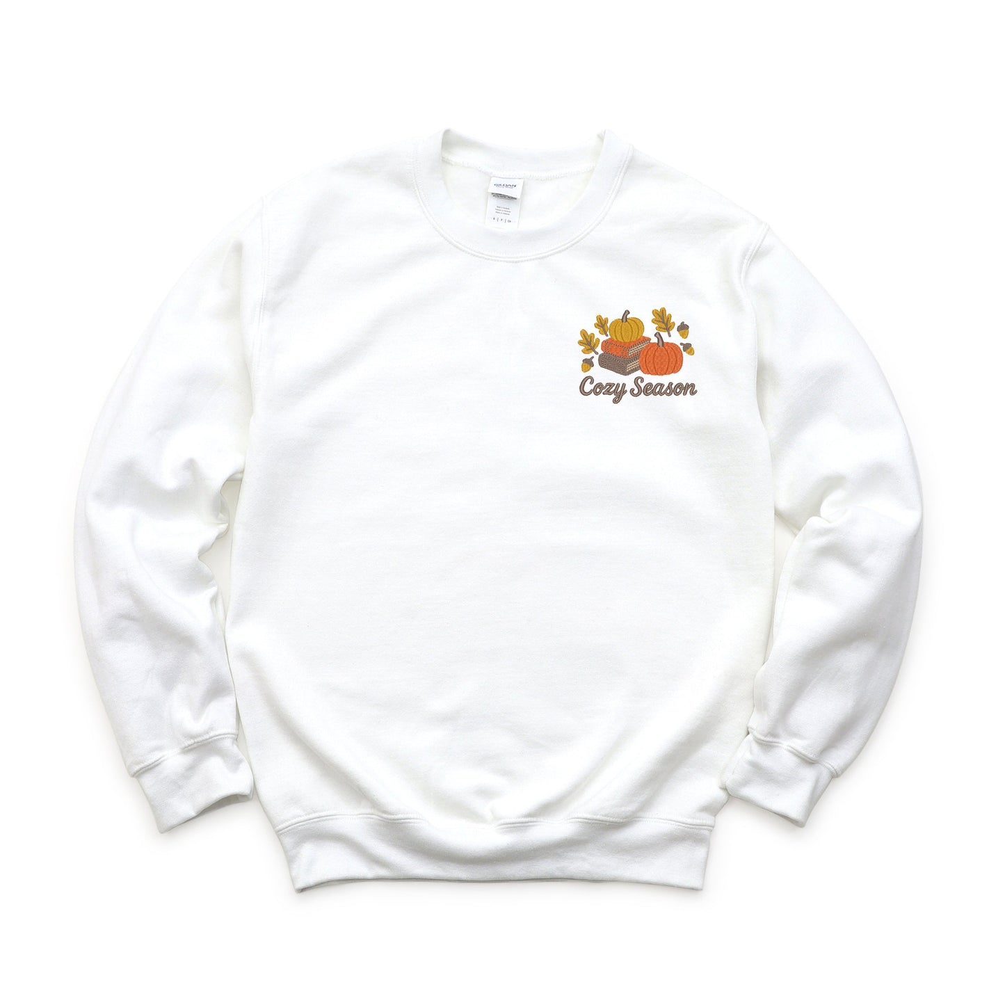 Embroidered Cozy Season Books -  Women's Sweatshirt