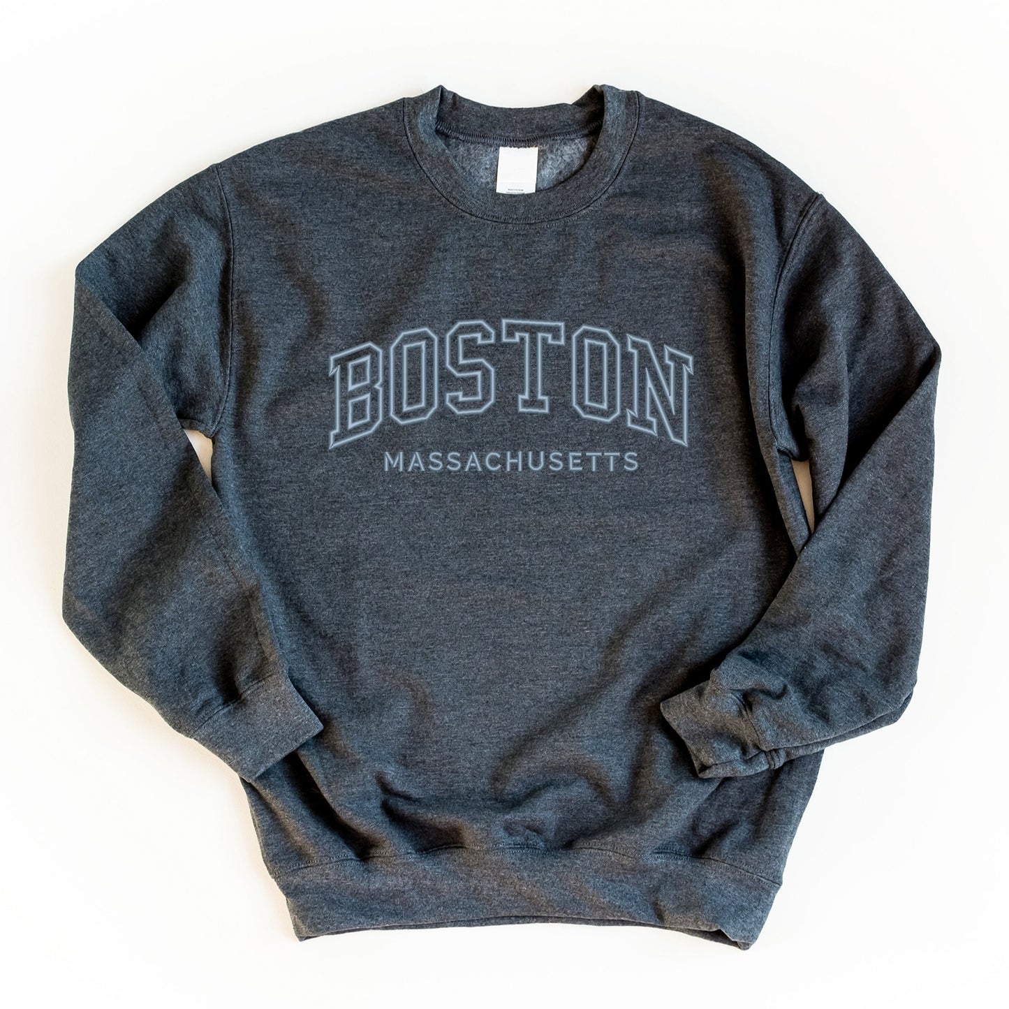 Embroidered Boston Massachusetts - Women's Graphic Sweatshirt