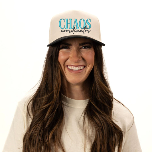 Embroidered Chaos Coordinator - Women's Canvas Trucker Hat