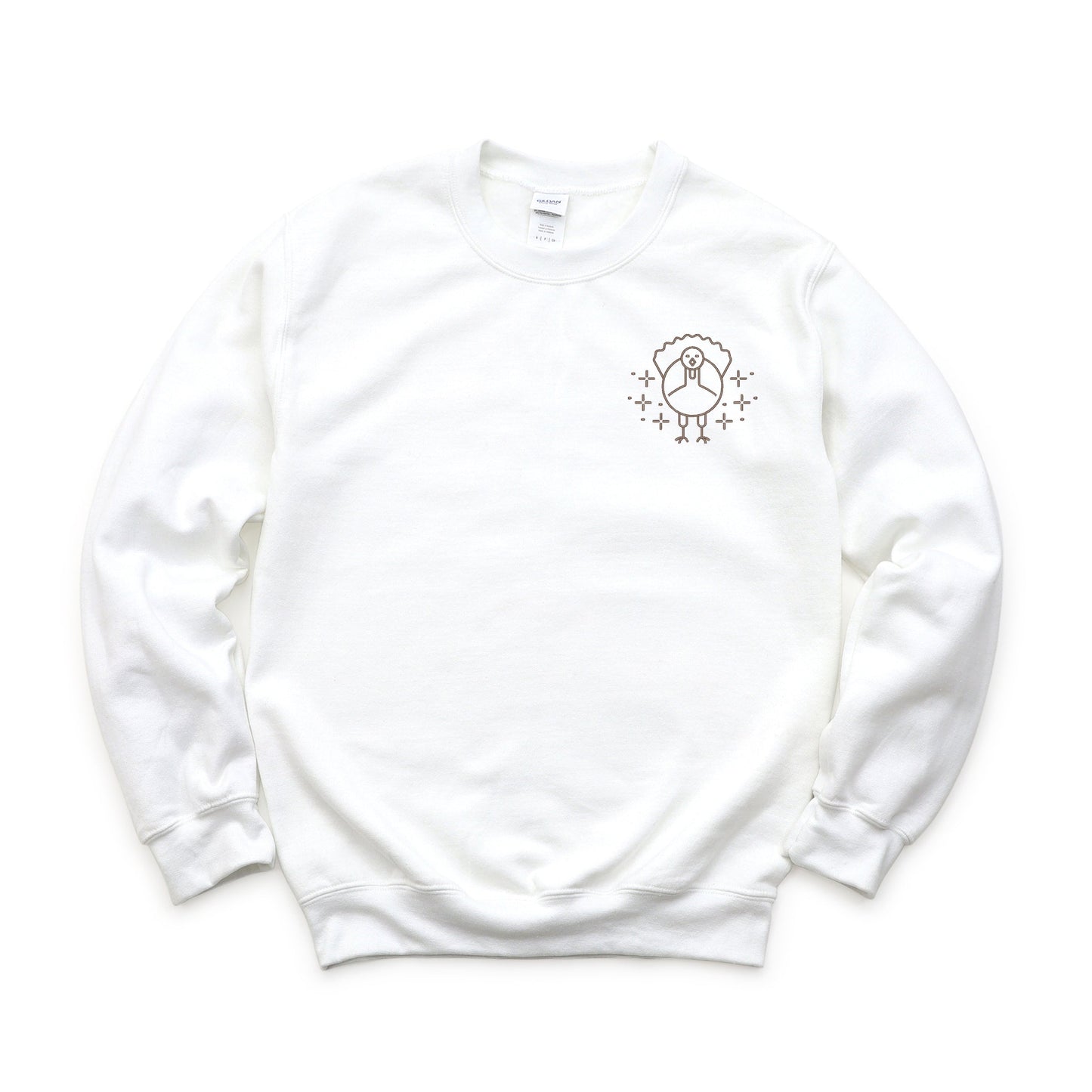 Embroidered Turkey Sparkles -  Women's Sweatshirt