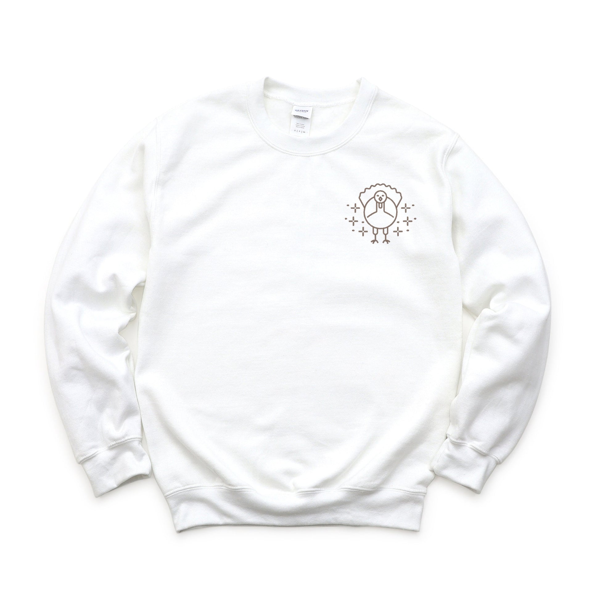 Embroidered Turkey Sparkles -  Women's Sweatshirt