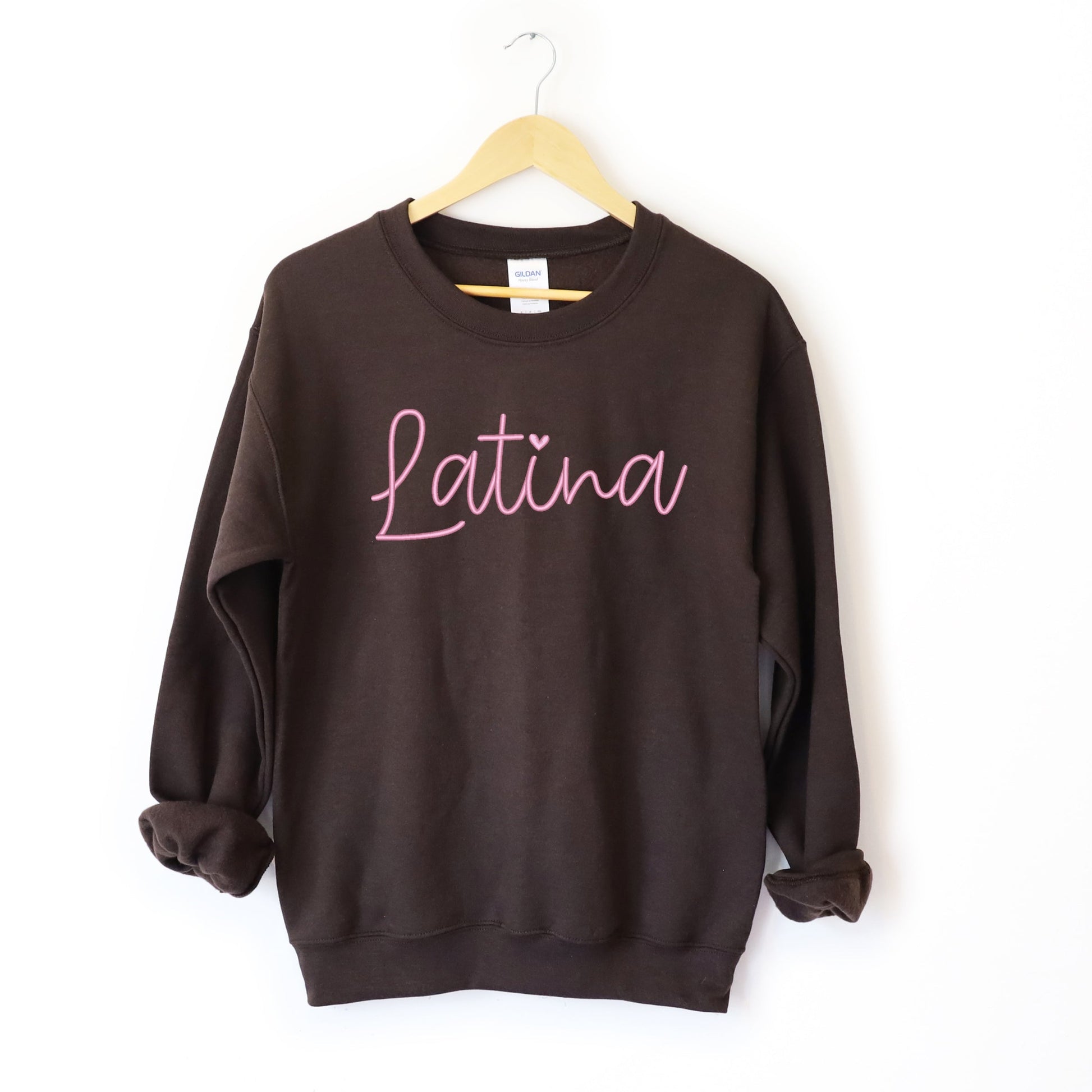 Embroidered Latina Cursive - Women's Graphic Sweatshirt