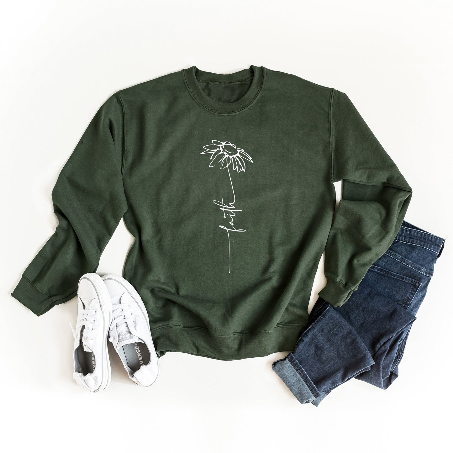Faith Flower | Sweatshirt