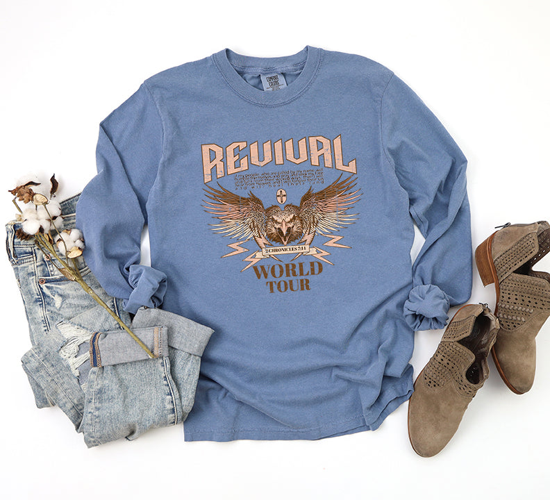 Revival World Tour | Garment Dyed Long Sleeve