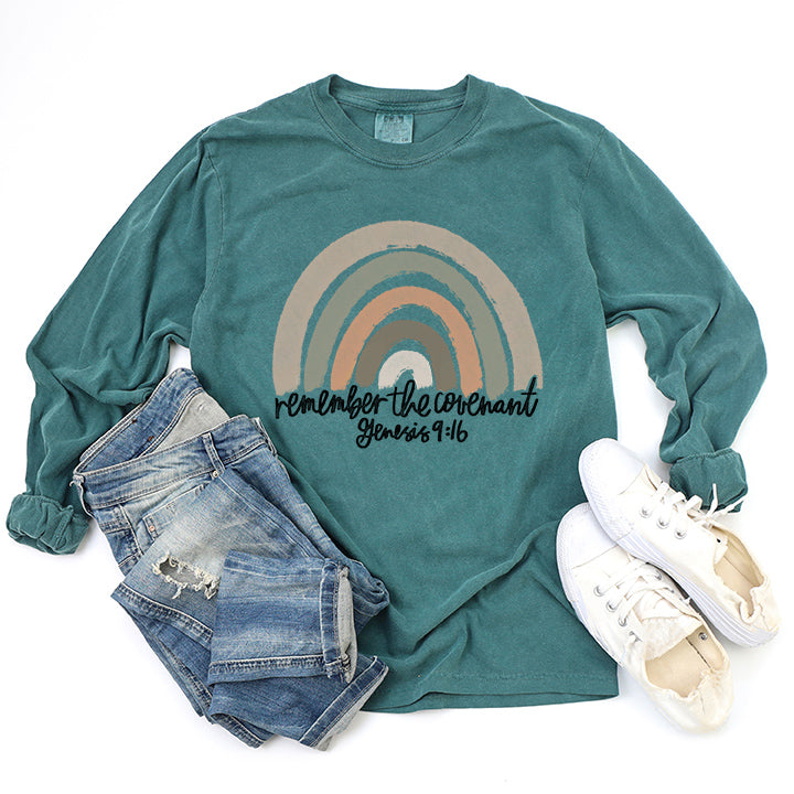 Remember The Covenant | Garment Dyed Long Sleeve