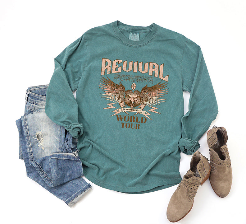 Revival World Tour | Garment Dyed Long Sleeve