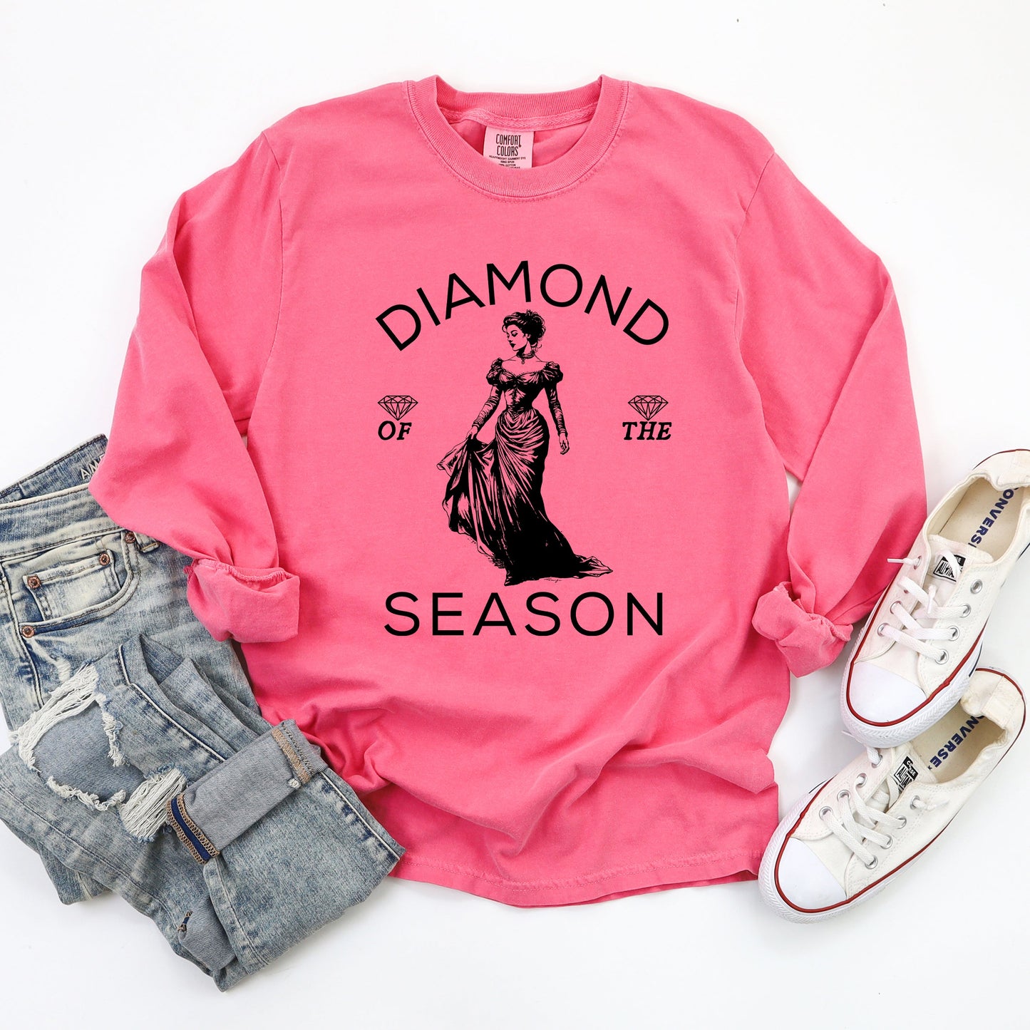 Diamond Season | Garment Dyed Long Sleeve