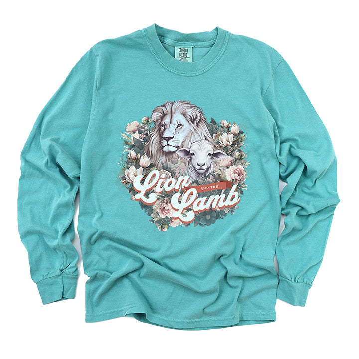 Lion And The Lamb | Garment Dyed Long Sleeve