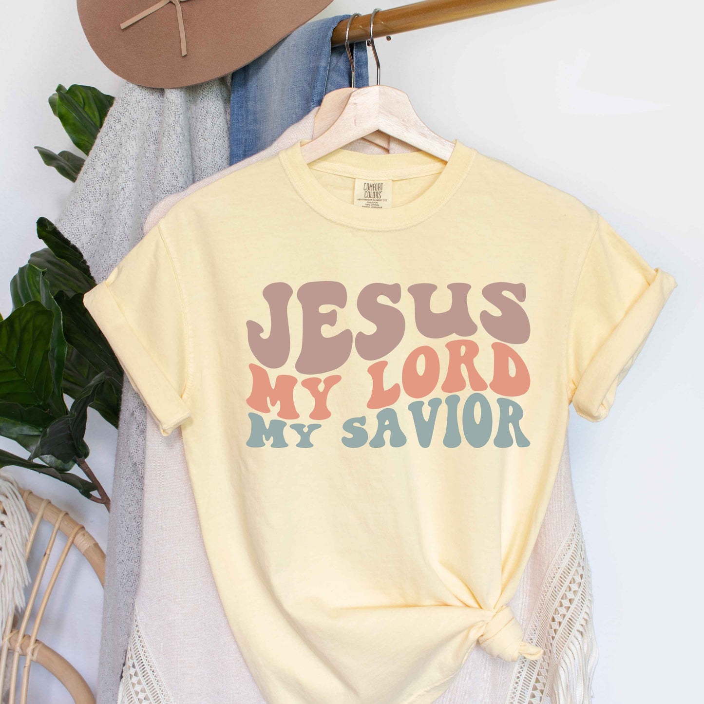 Jesus My Lord Wavy |Garment Dyed Tee