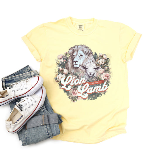 Lion And The Lamb | Garment Dyed Tee