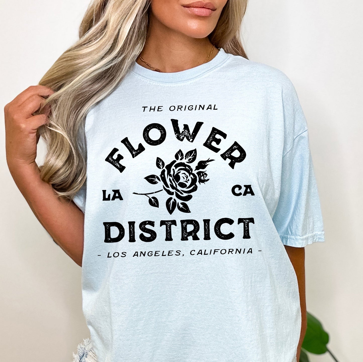 Flower District | Garment Dyed Short Sleeve Tee