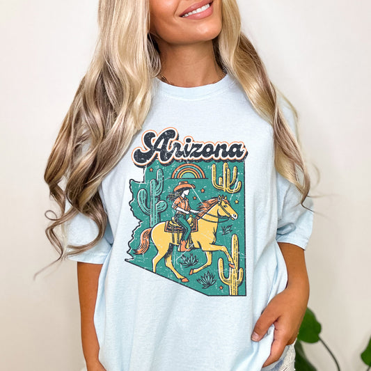 Arizona State Cowgirl | Garment Dyed Short Sleeve Tee