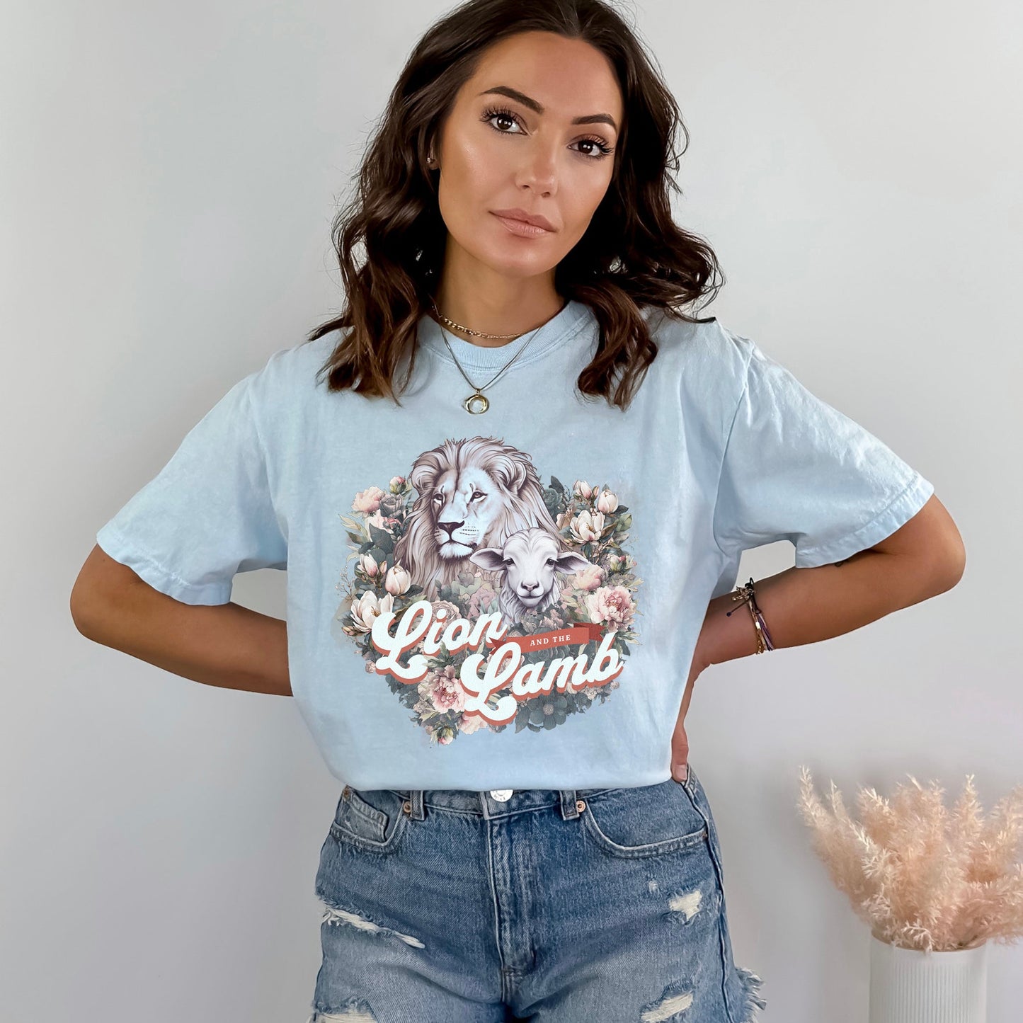 Lion And The Lamb | Garment Dyed Tee
