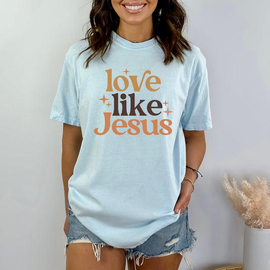 Love Like Jesus Stars | Garment Dyed Tee