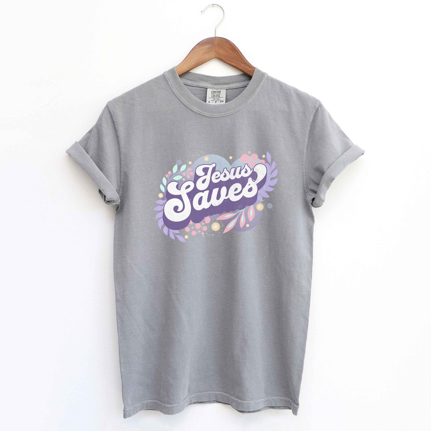 Jesus Saves | Garment Dyed Tee