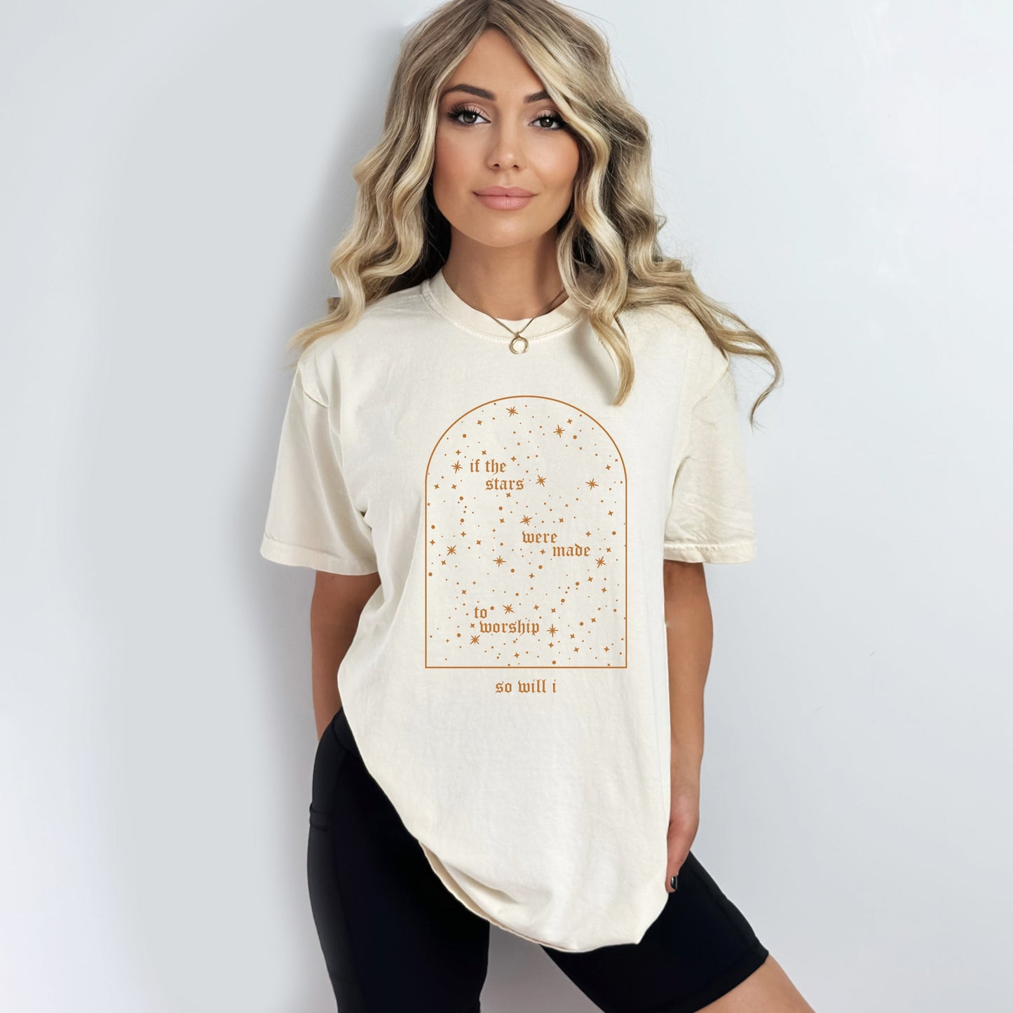 I Will Worship Stars | Garment Dyed Tee