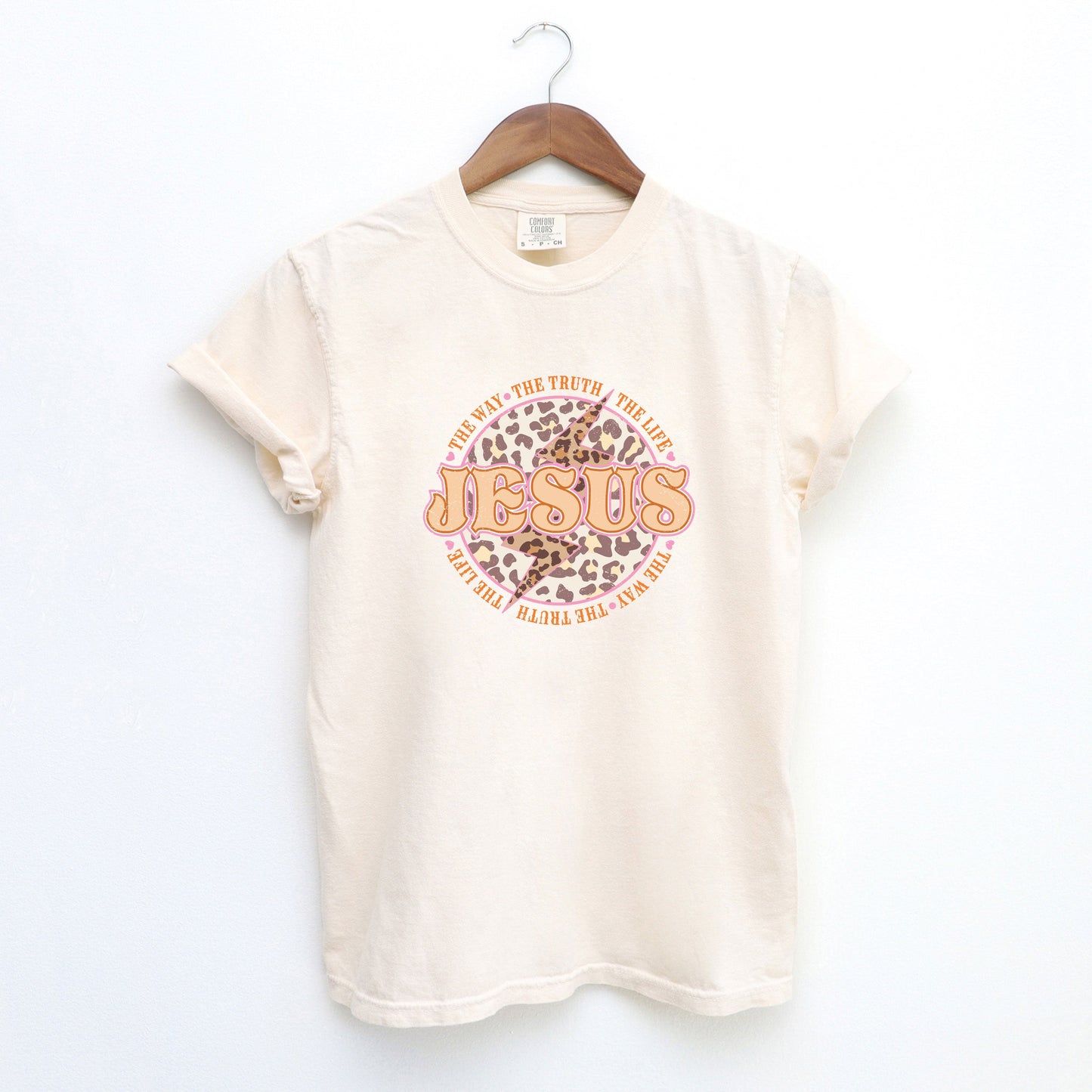 Jesus Leopard | Garment Dyed Tee