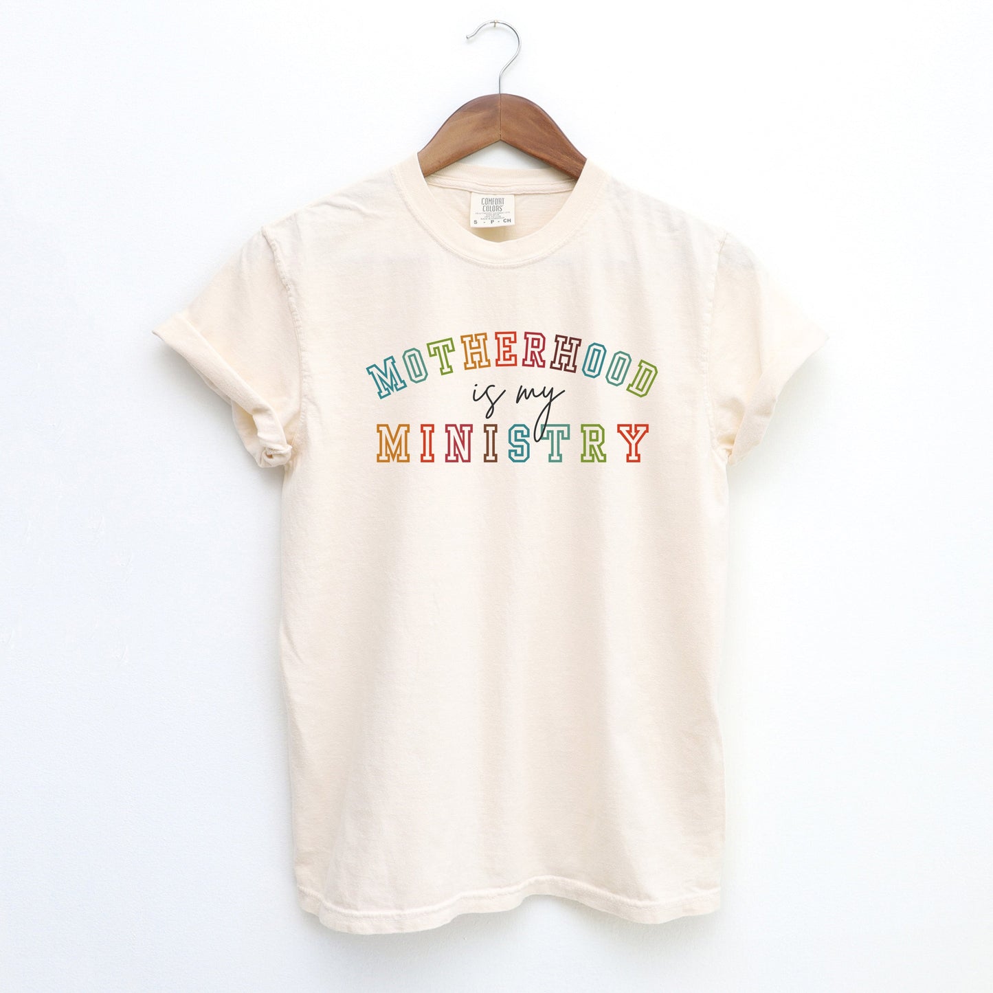 Motherhood Is My Ministry | Garment Dyed Tee