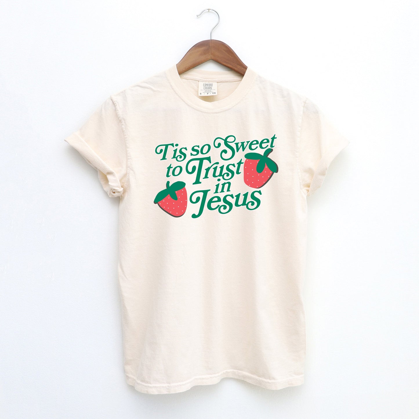 Tis So Sweet To Trust In Jesus | Garment Dyed Tee