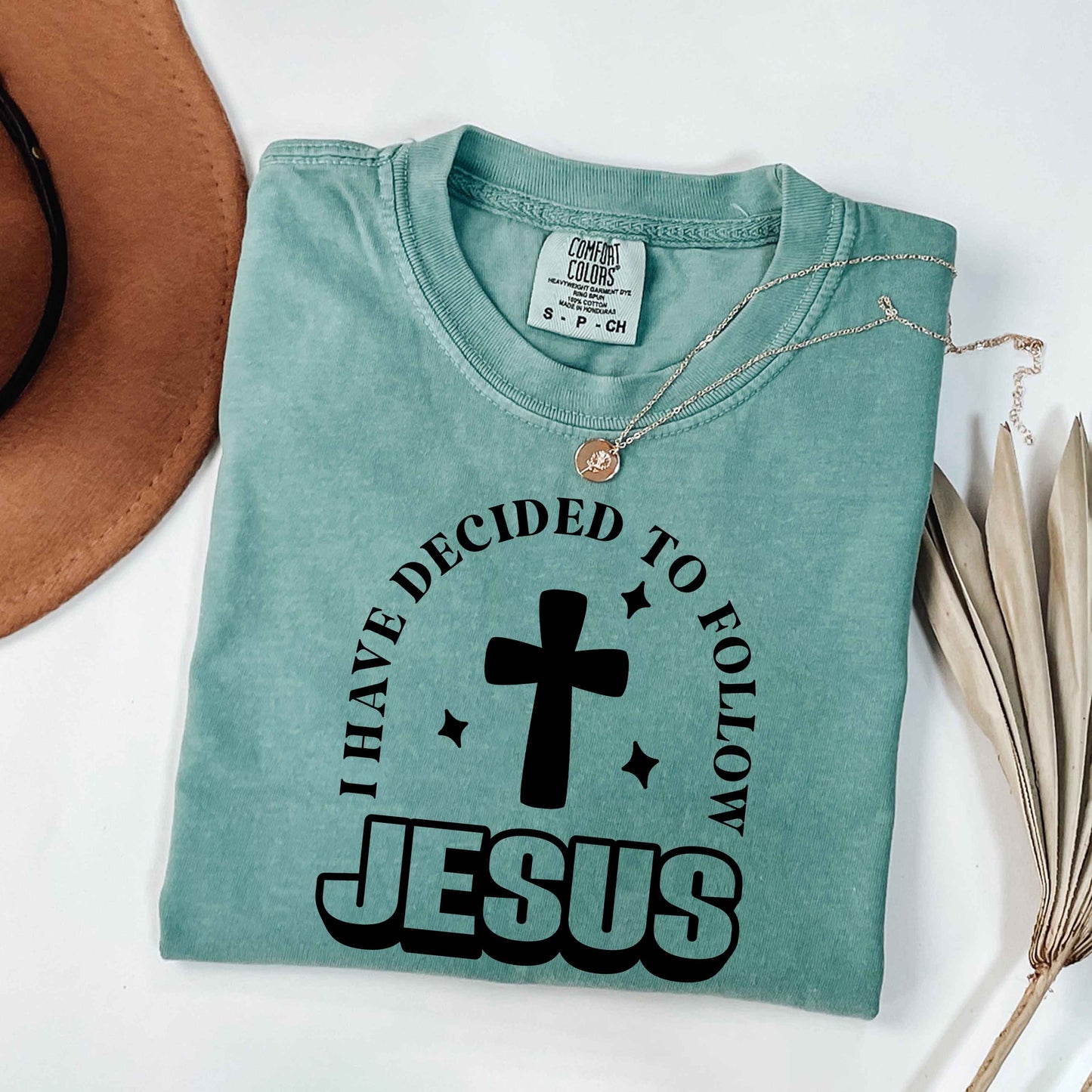 Decided To Follow Jesus | Garment Dyed Tee