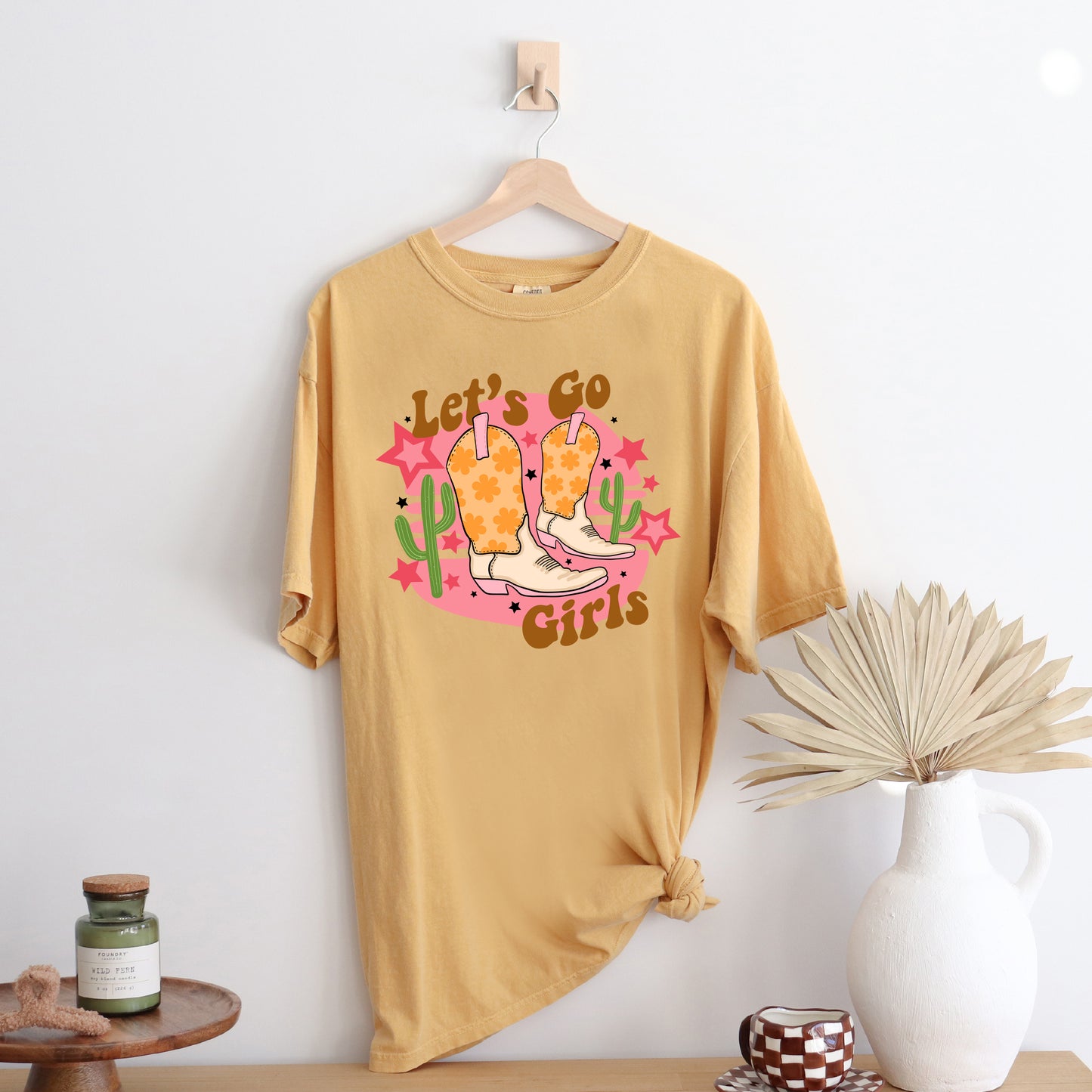 Let's Go Girls Cactus | Garment Dyed Tee