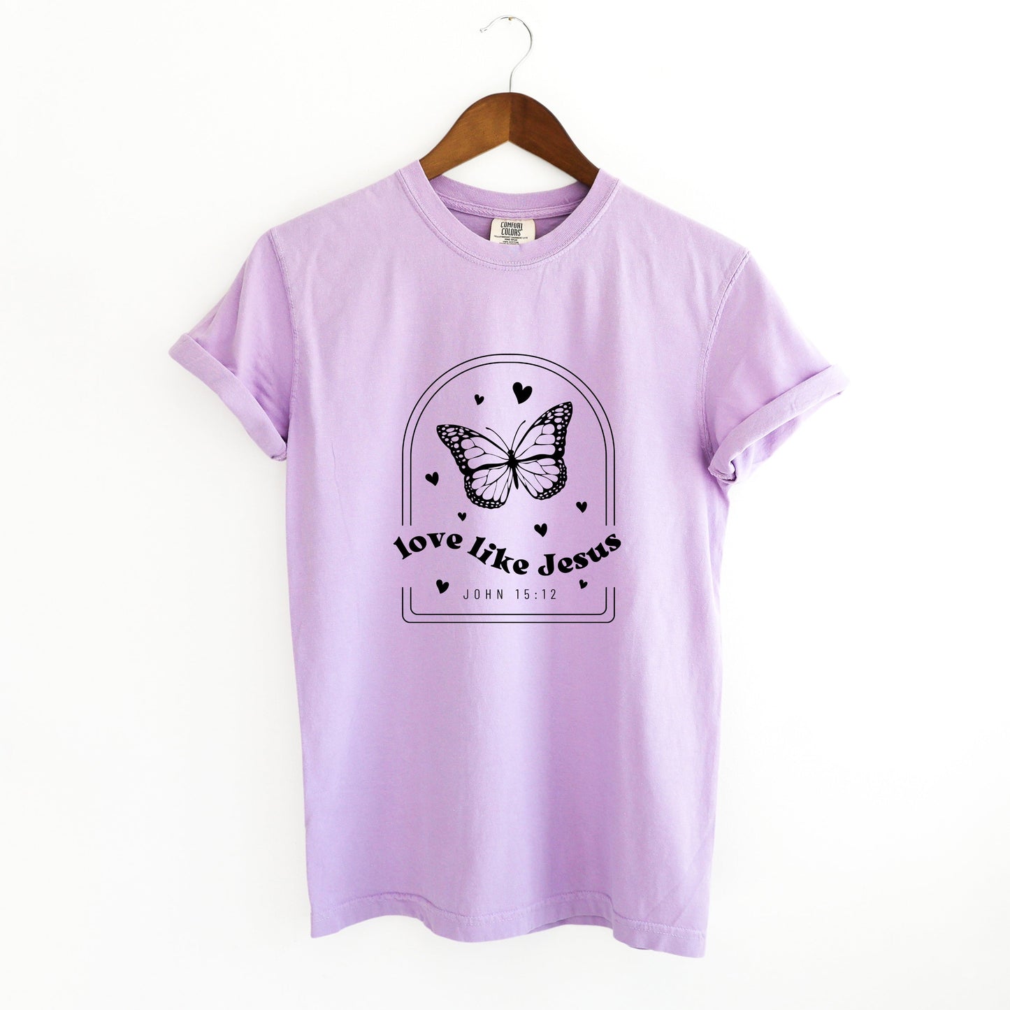 Love Like Jesus Butterfly | Garment Dyed Tee