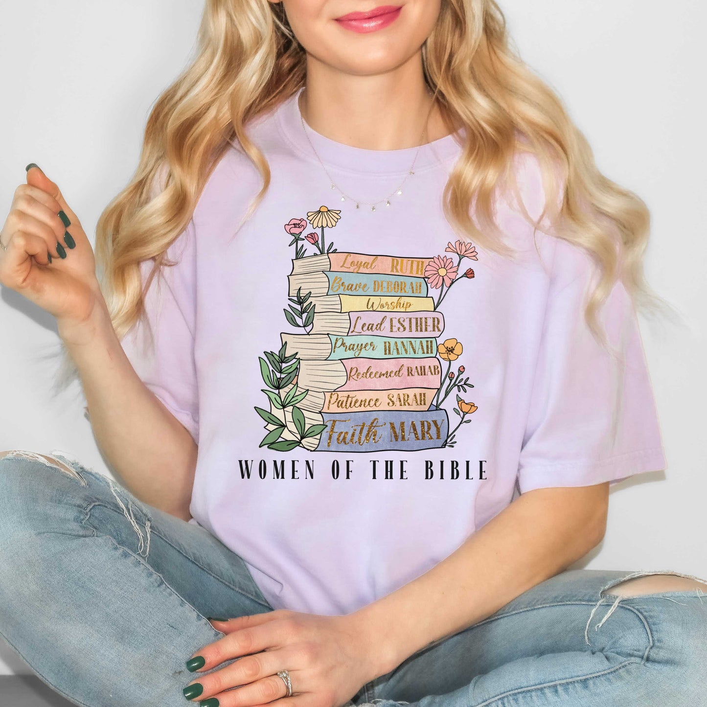Women Of The Bible | Garment Dyed Tee