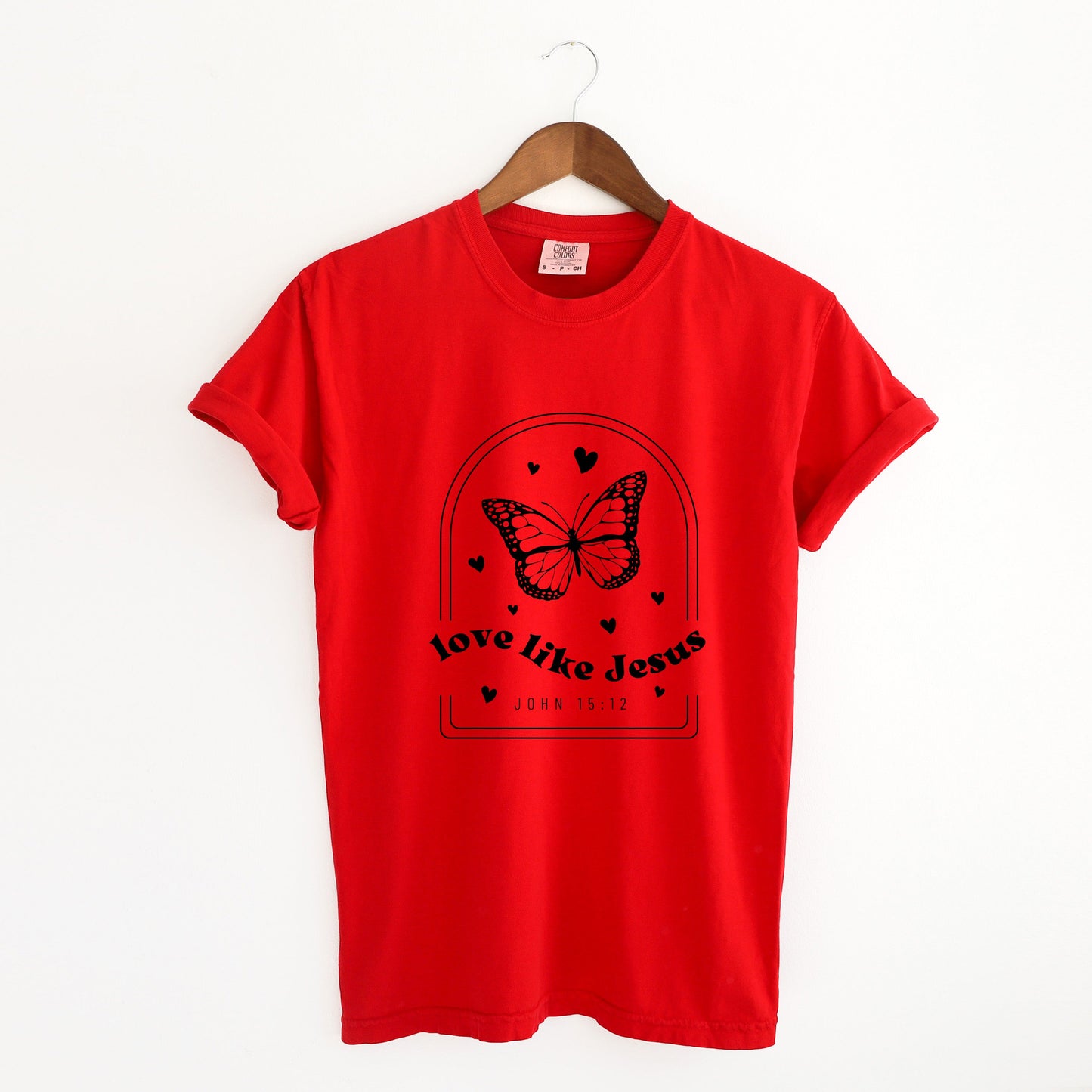 Love Like Jesus Butterfly | Garment Dyed Tee