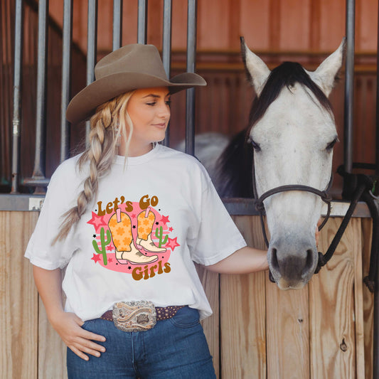 Let's Go Girls Cactus | Garment Dyed Tee