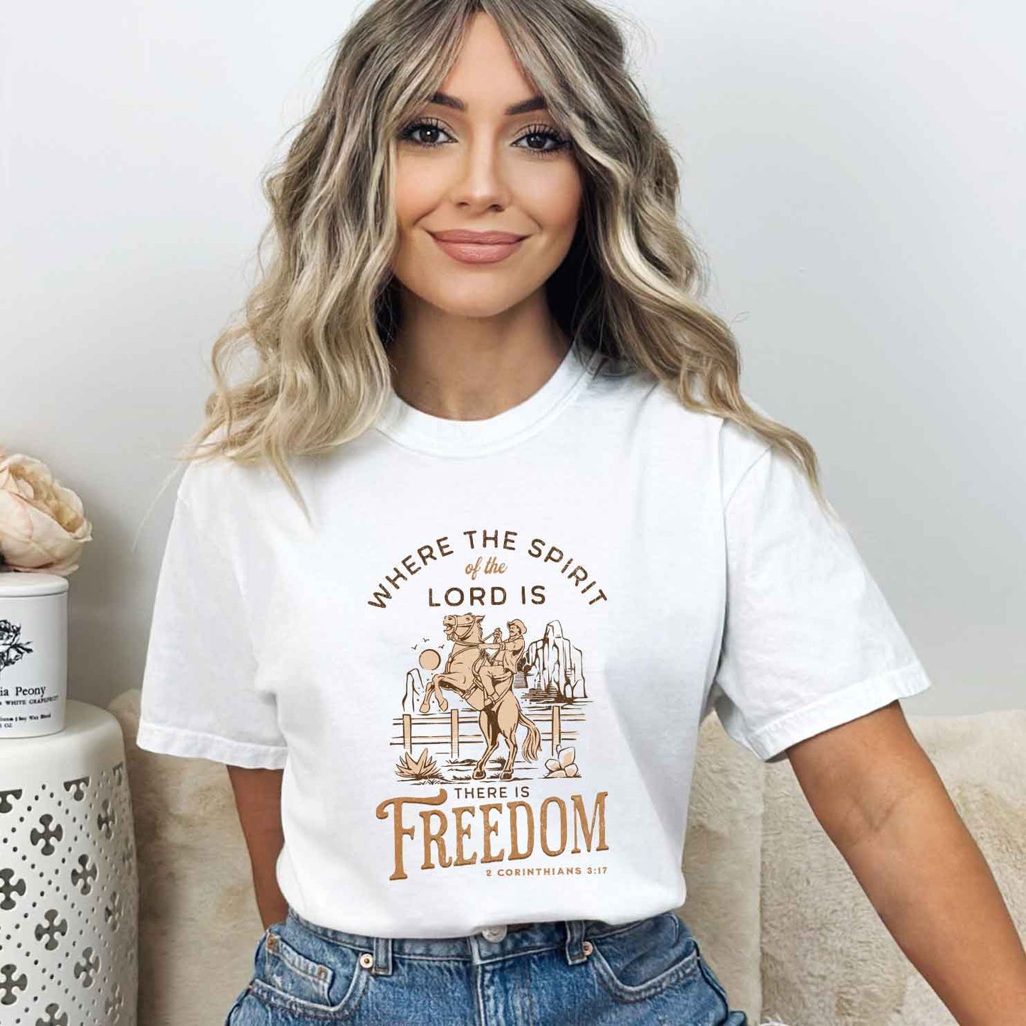 Spirit Of The Lord Freedom | Garment Dyed Tee