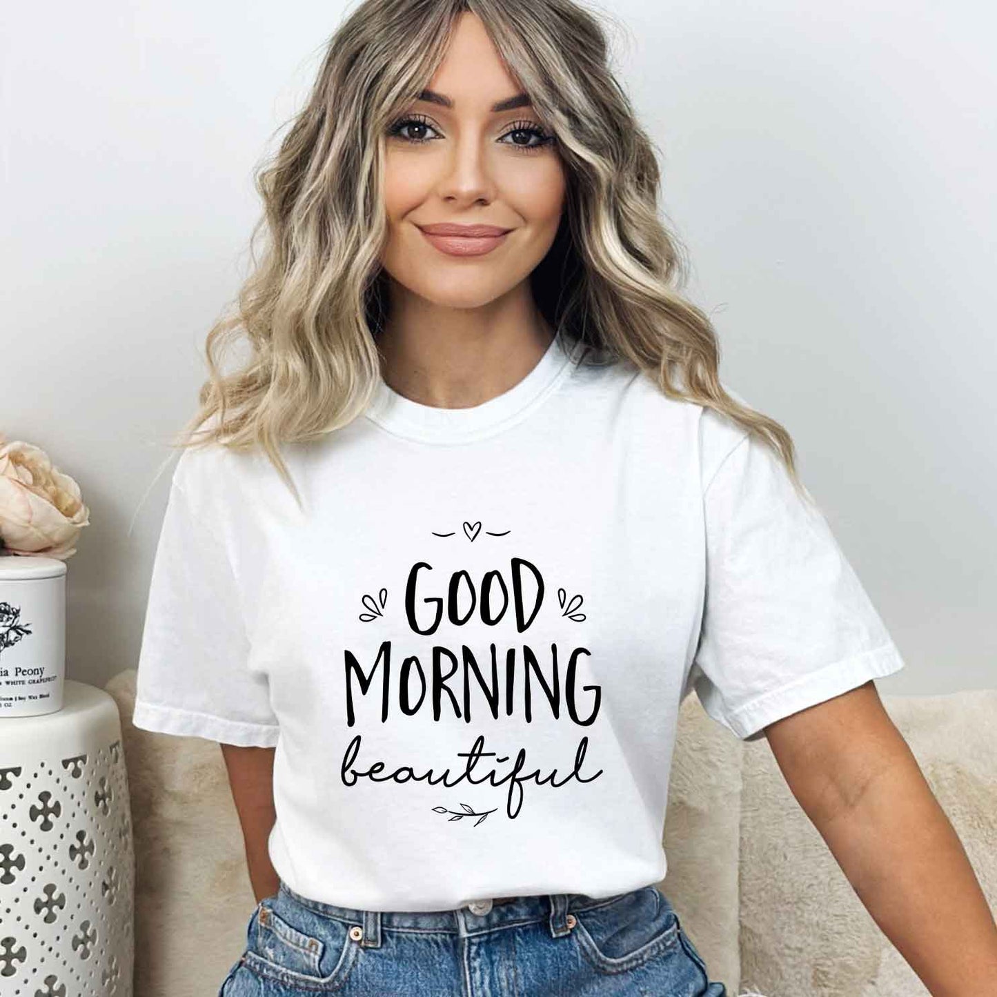 Good Morning Beautiful | Short Sleeve Crew Neck