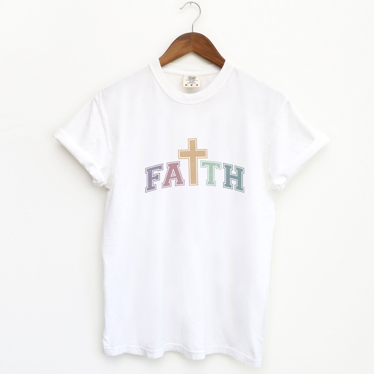 Faith Cross | Garment Dyed Tee