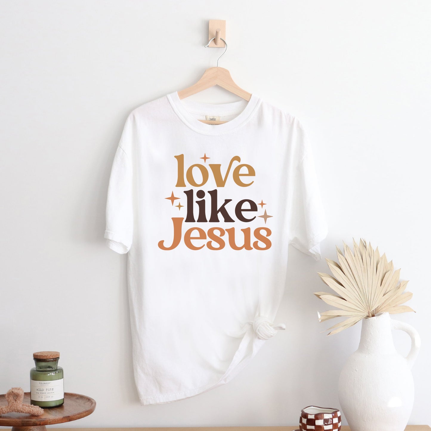 Love Like Jesus Stars | Garment Dyed Tee