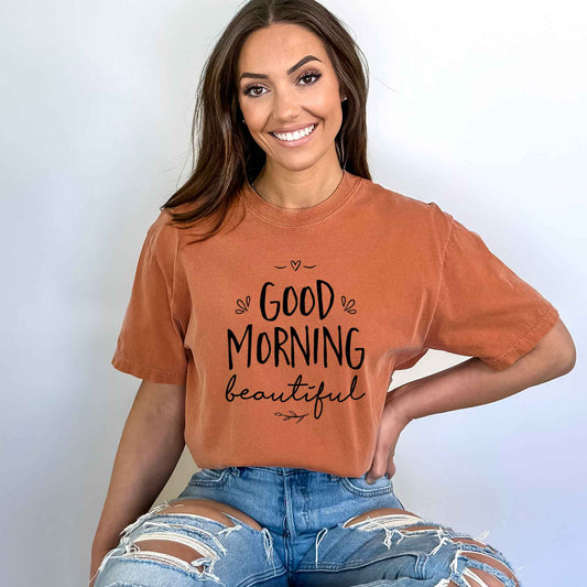 Good Morning Beautiful | Short Sleeve Crew Neck