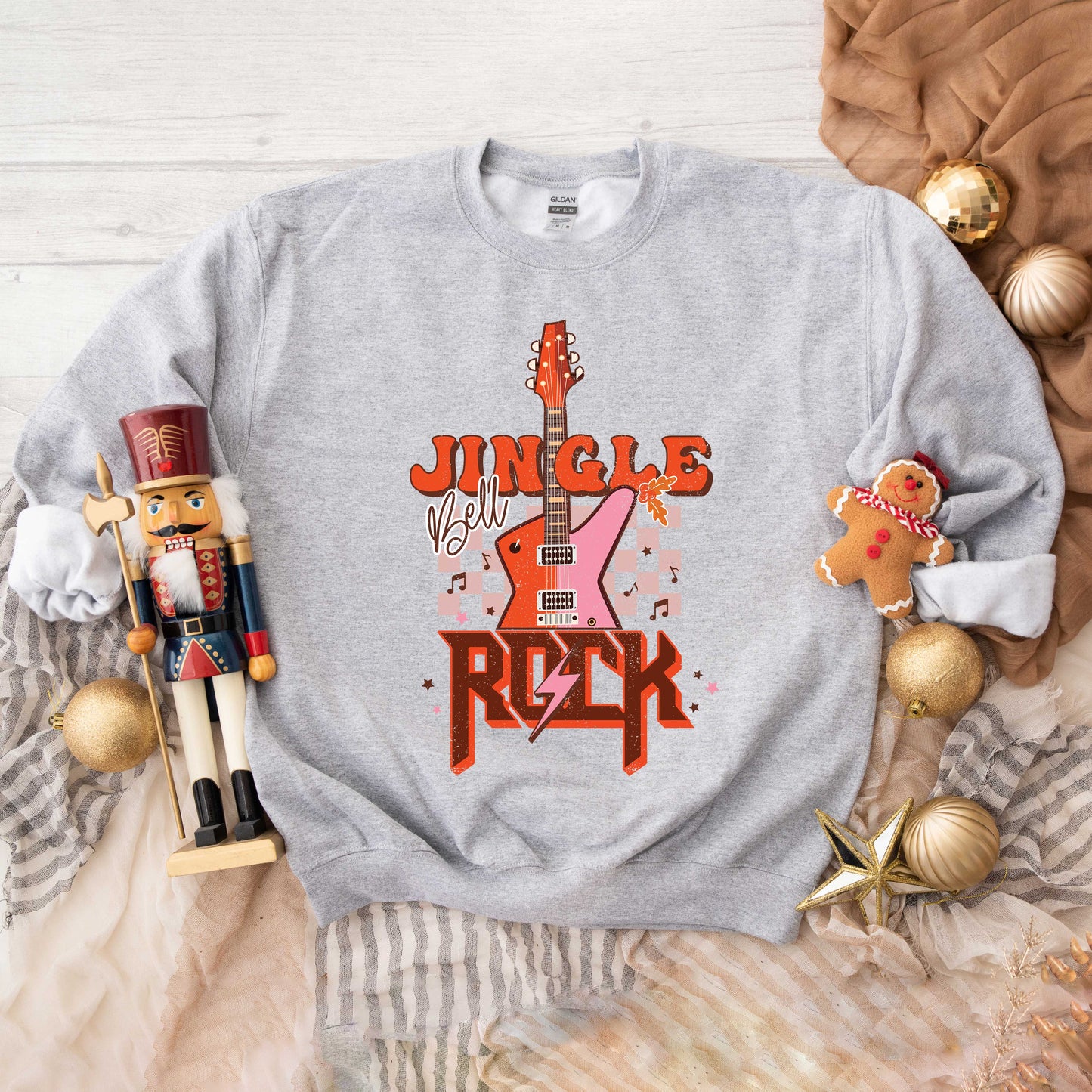 Jingle Bell Rock Checkered | Sweatshirt