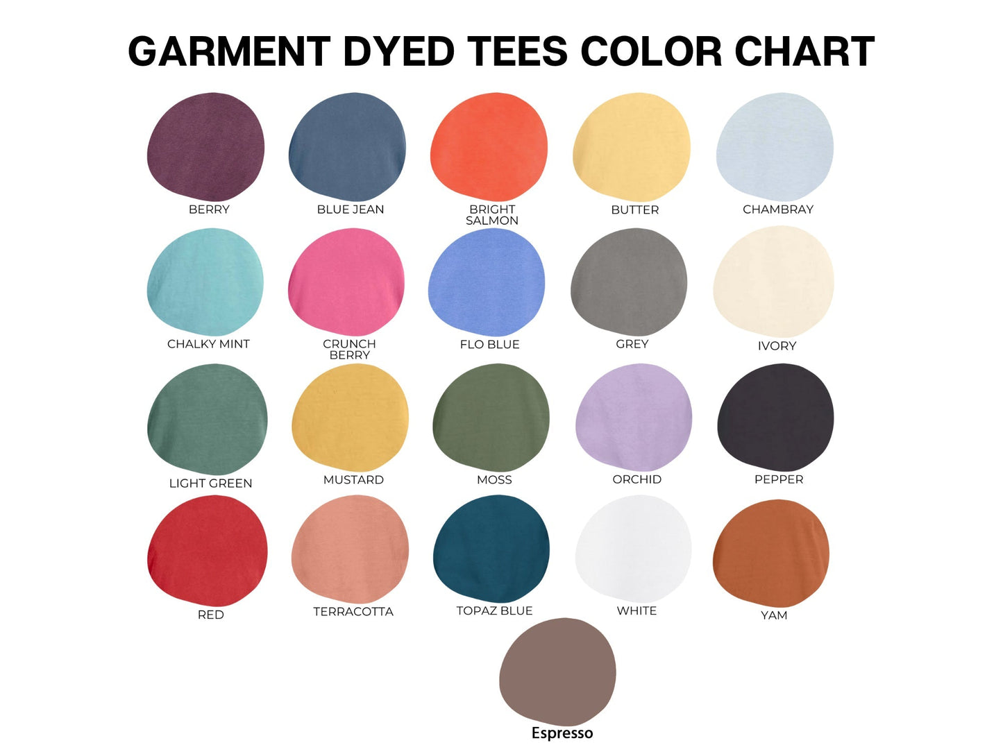 Abide Curved | Garment Dyed Tee