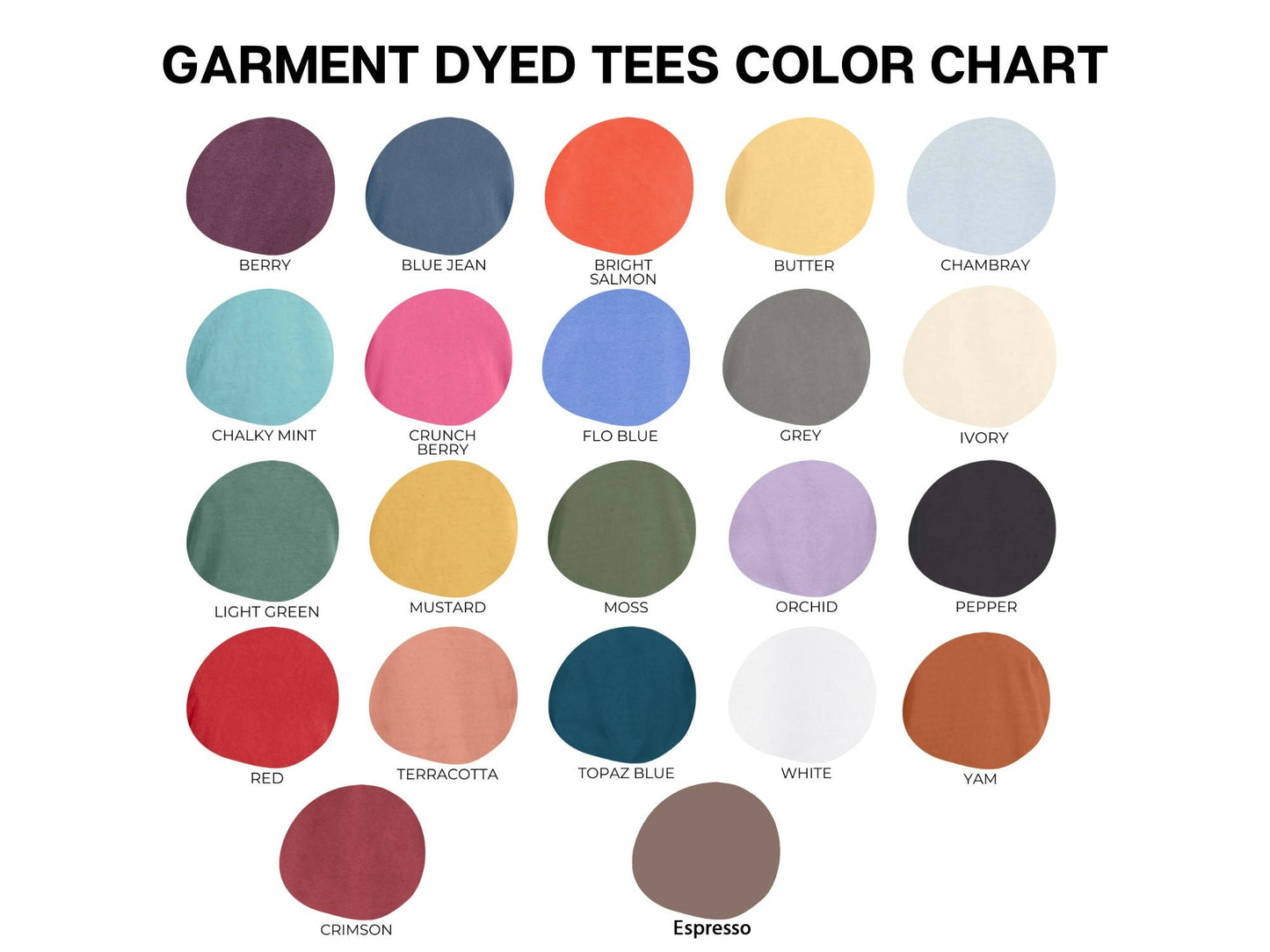 Irish Icons Chart | Garment Dyed Tee