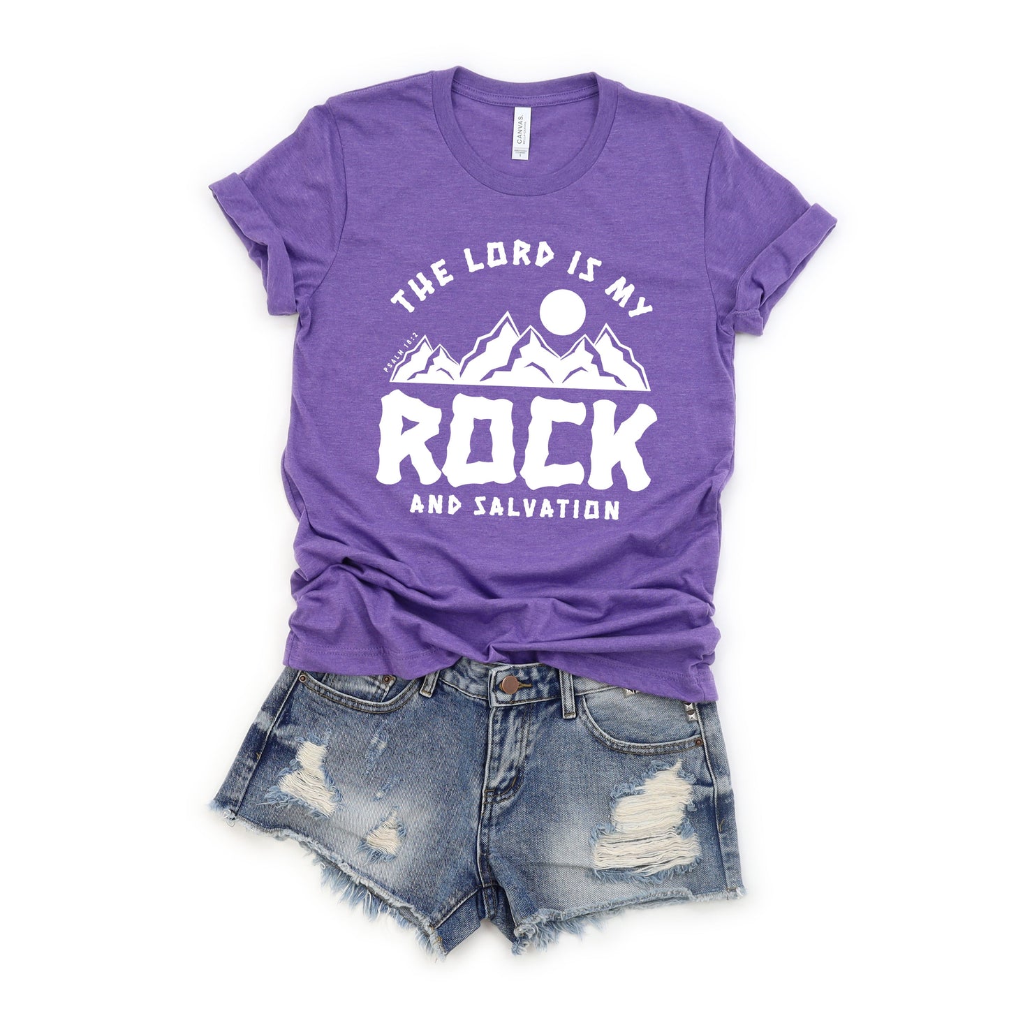 The Lord Is My Rock | Short Sleeve Crew Neck