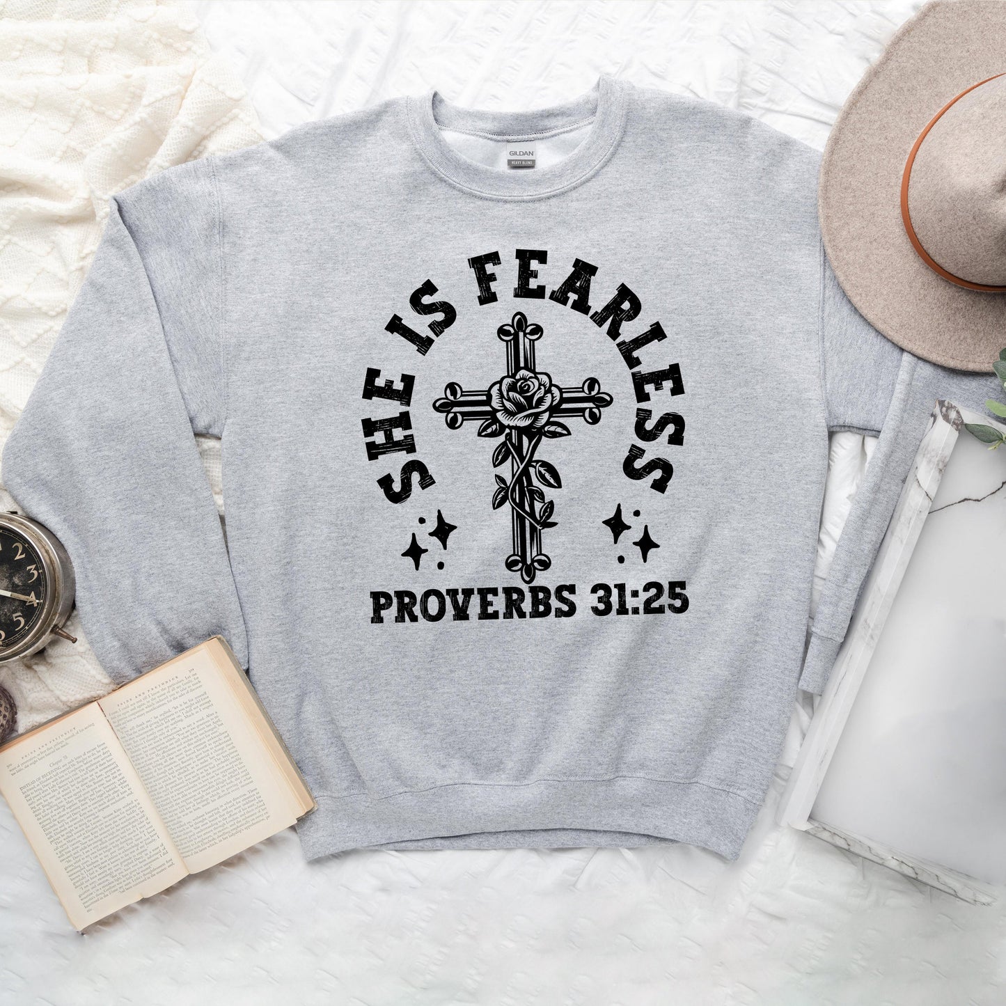 She Is Fearless | Graphic Sweatshirt