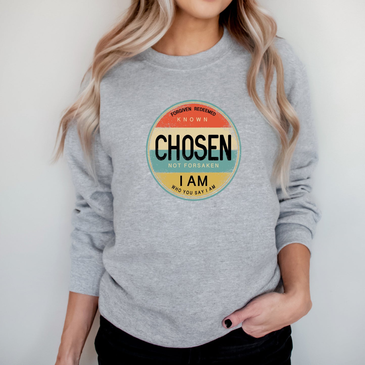 Chosen Not Forsaken Colorful | Sweatshirt