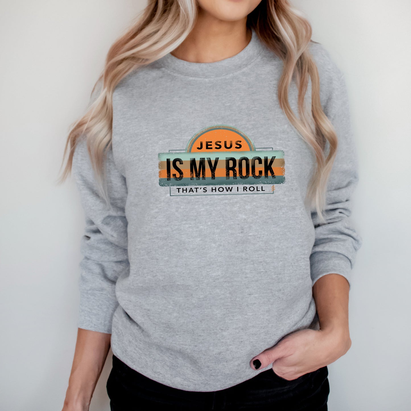 Jesus Is My Rock | Sweatshirt
