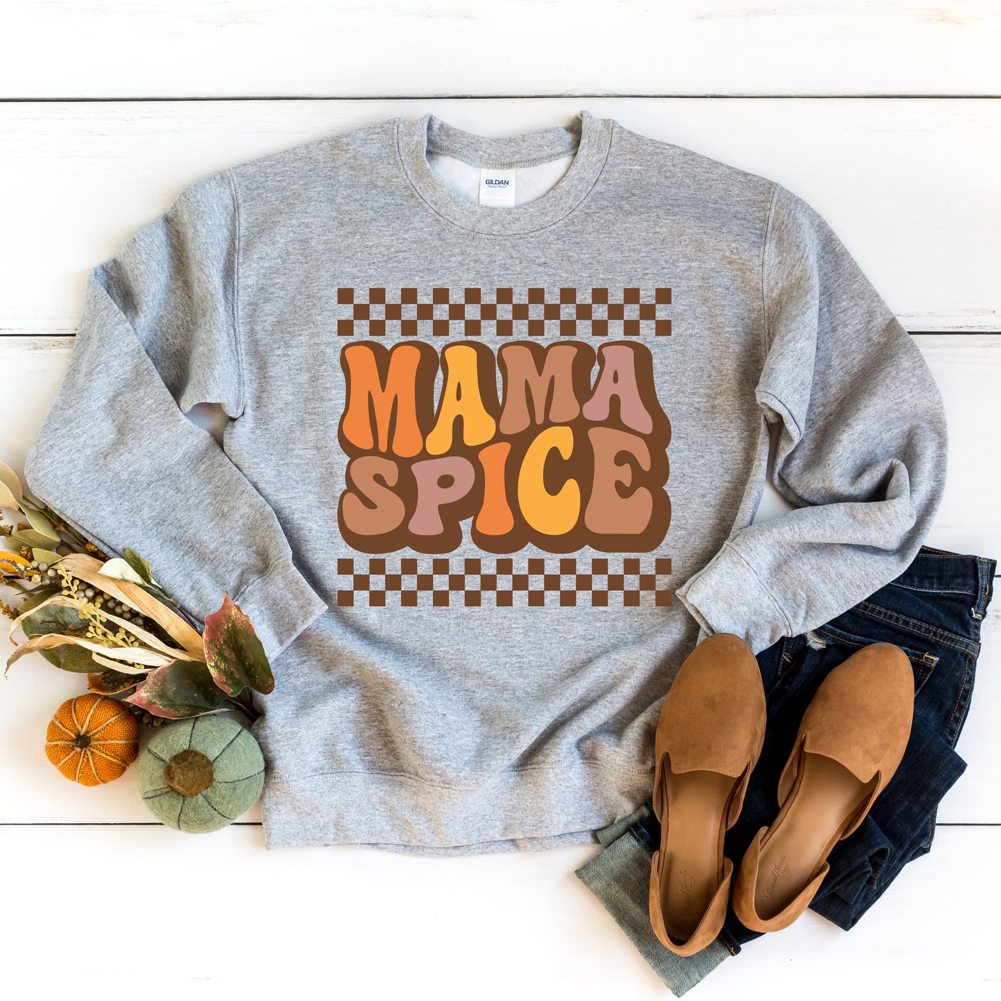 Mama Spice Checkered | Sweatshirt